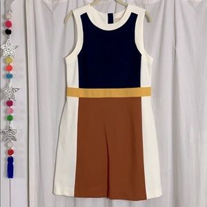 Tory Burch Maya Colorblock sleeveless dress